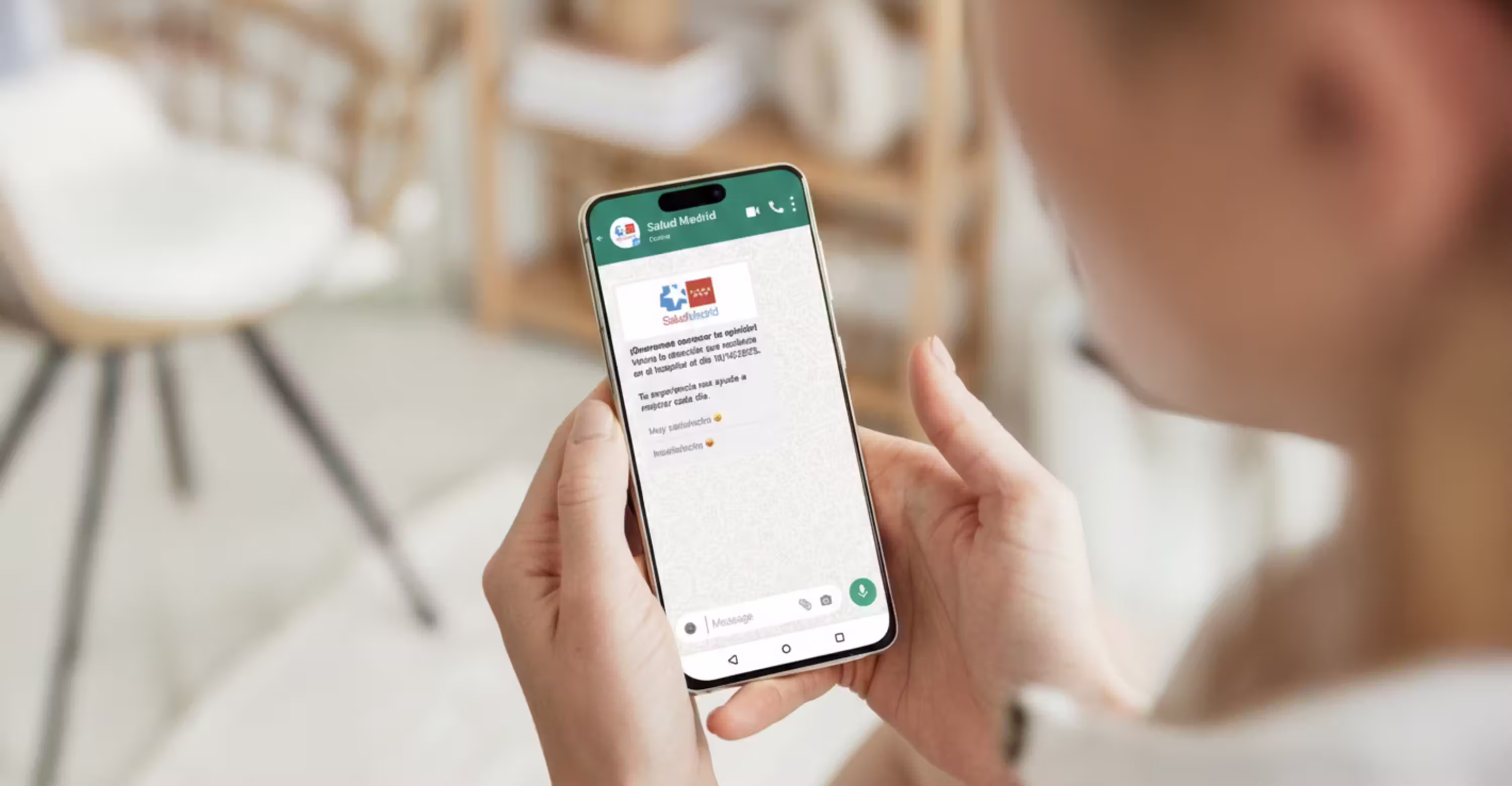 WhatsApp-Zufriedenheitsumfrage